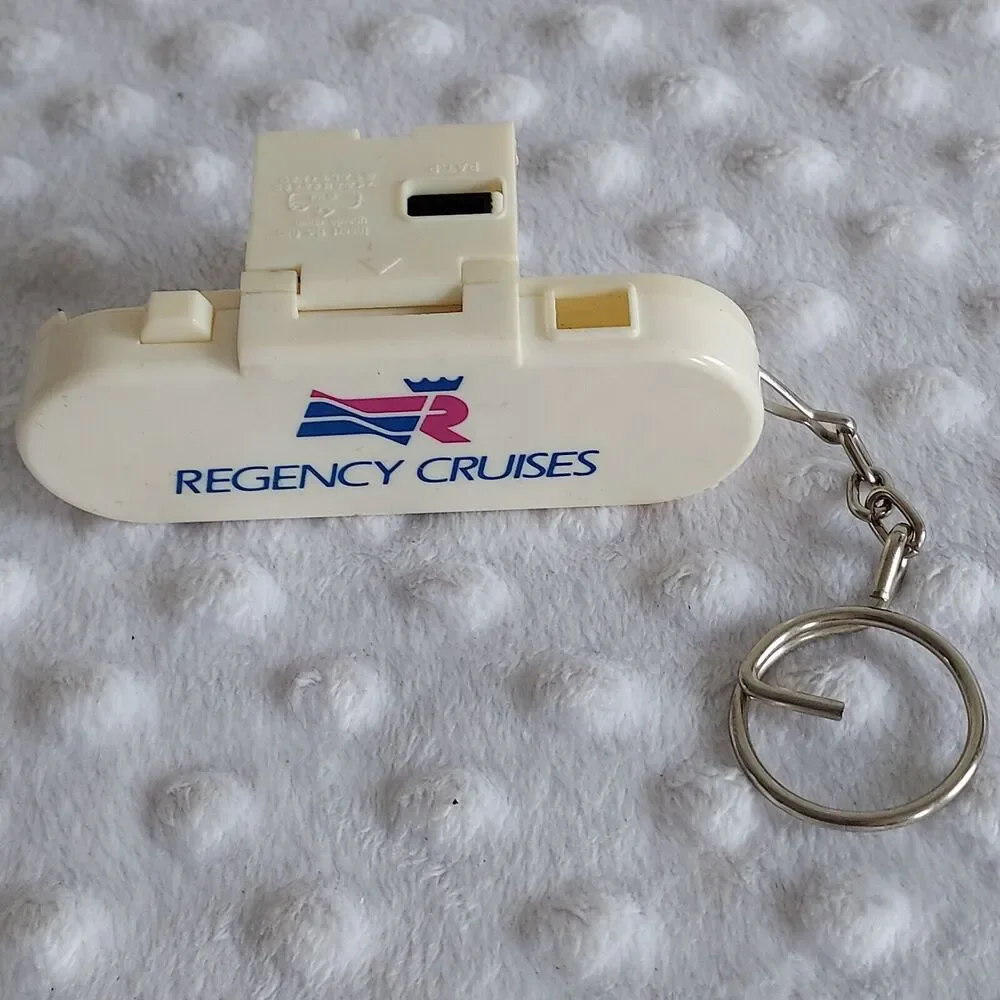 Vintage Keychain Regency Cruises Kinetic Camera Advertising Cruise Line Vacation